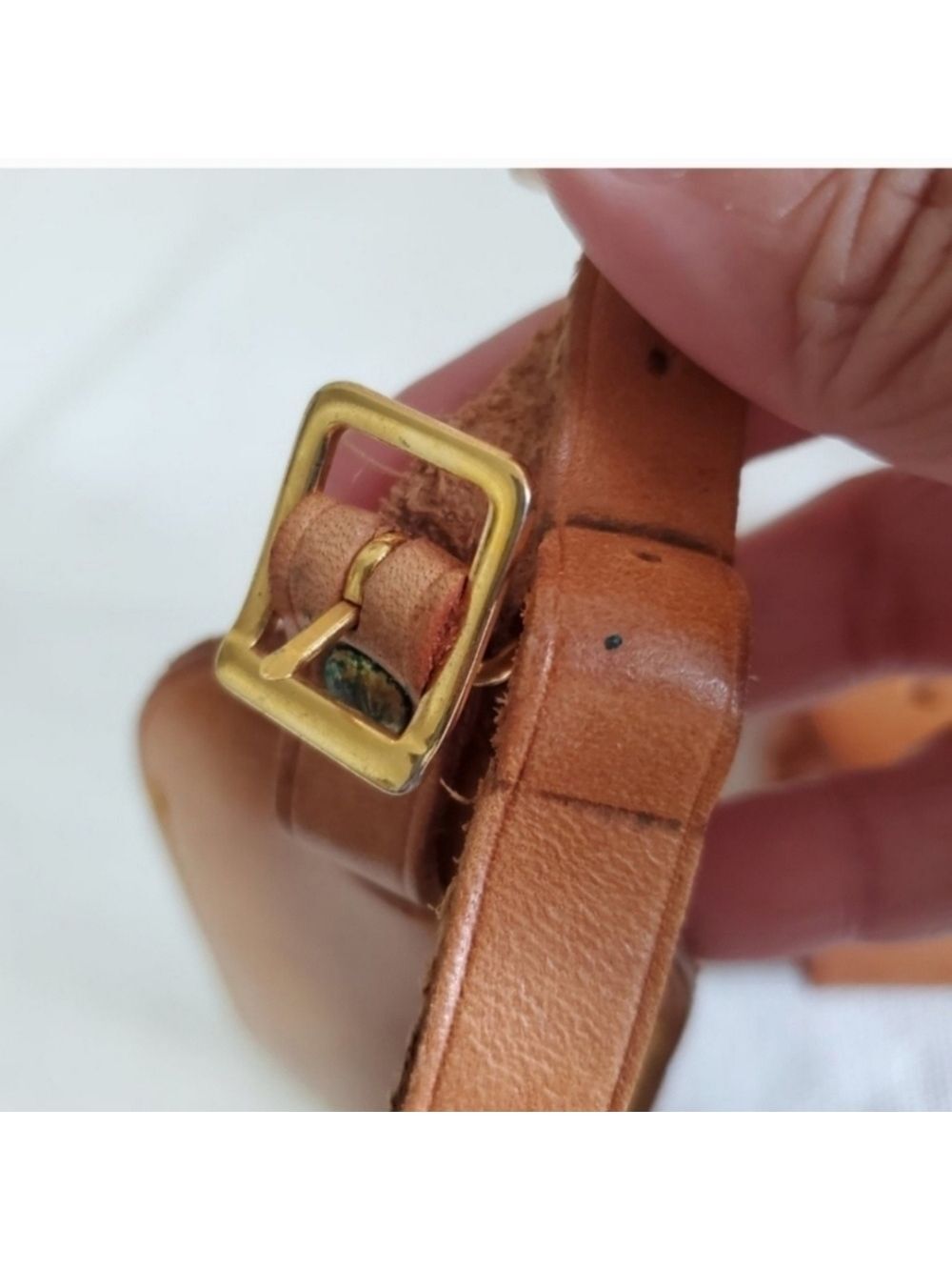 Louis VUITTON Vachetta Leather Bag Tag - Picture 5 of 6